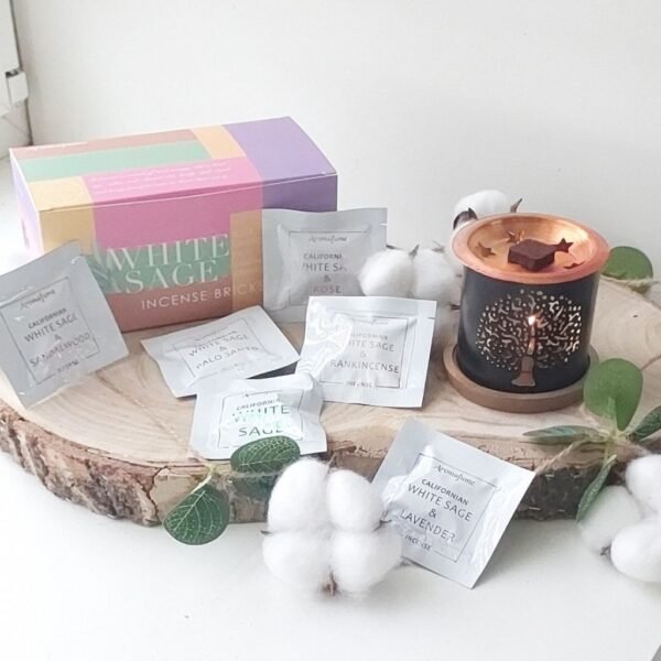Coffret briques d'encens Sauge blanche