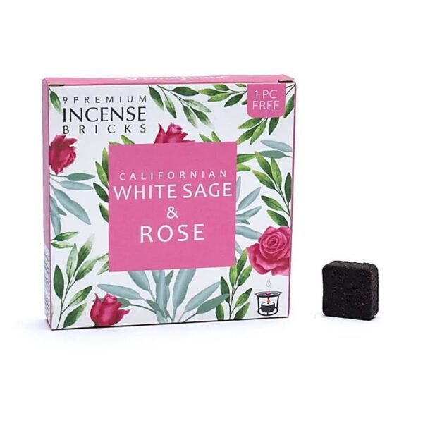 Briques d'encens Sauge blanche & rose - Image 2