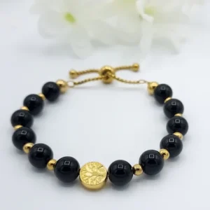 Bracelet Obsidienne noire