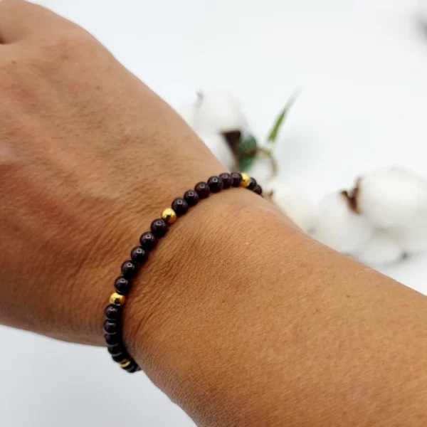 Bracelet Grenat 4MM - Image 2