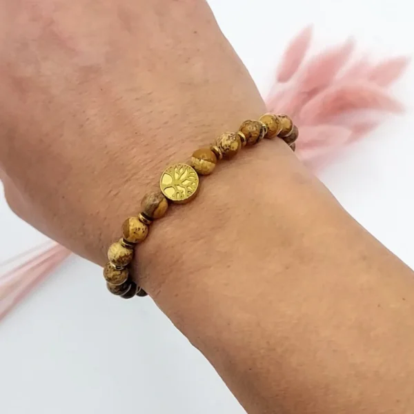 Bracelet Jaspe Paysage - Image 2
