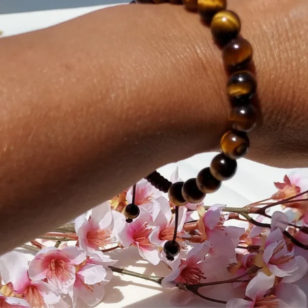 Bracelet Shamballa Oeil de Tigre - Image 3